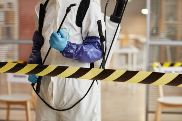 Professional Biohazard Cleanup technician working in Tipton, MO